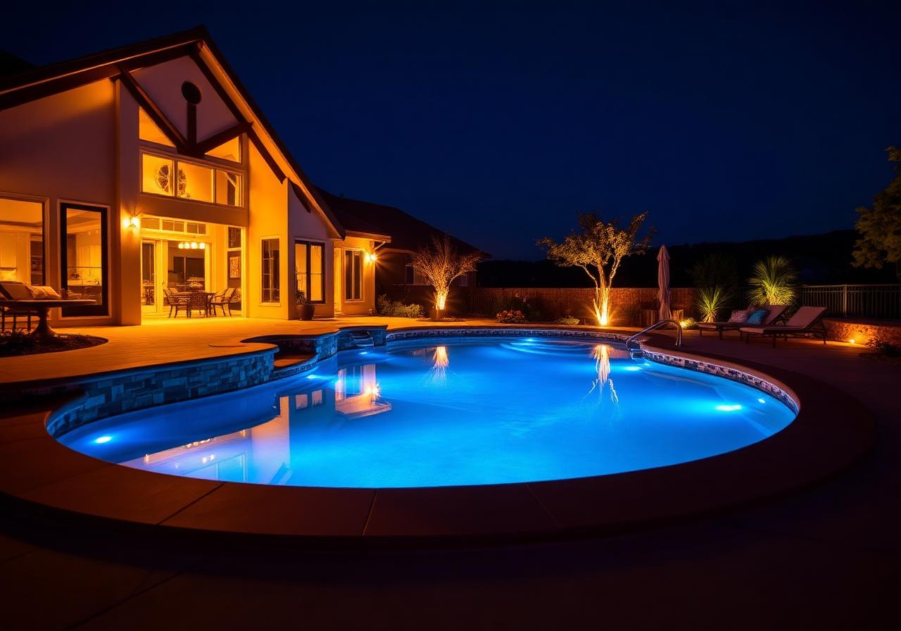 Backyard Pool & DMX Lighting